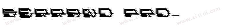Serrano Pro字体转换